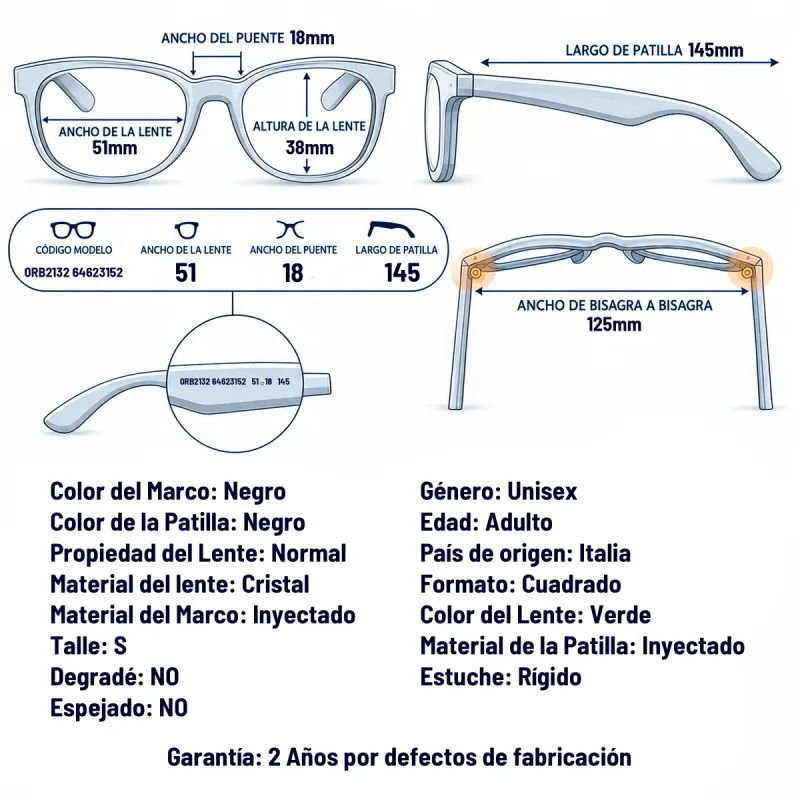 Ray-Ban RB2132 646231-52-S