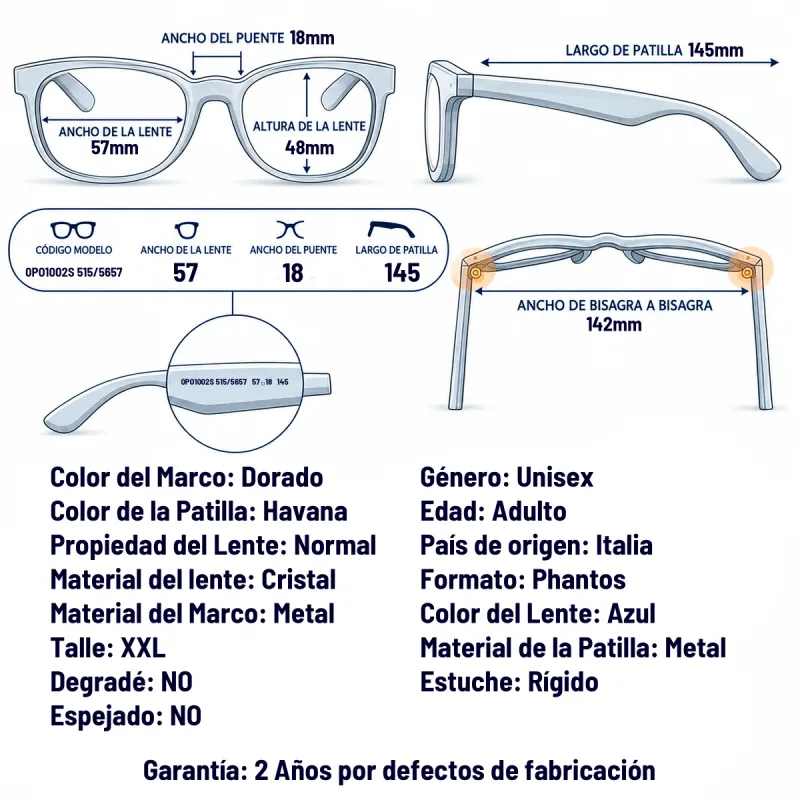 Persol Po1002s 515/56-57-XXL