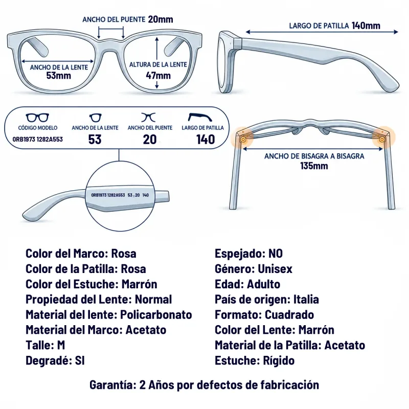 Ray-Ban Rb1973 1282A5-53-M