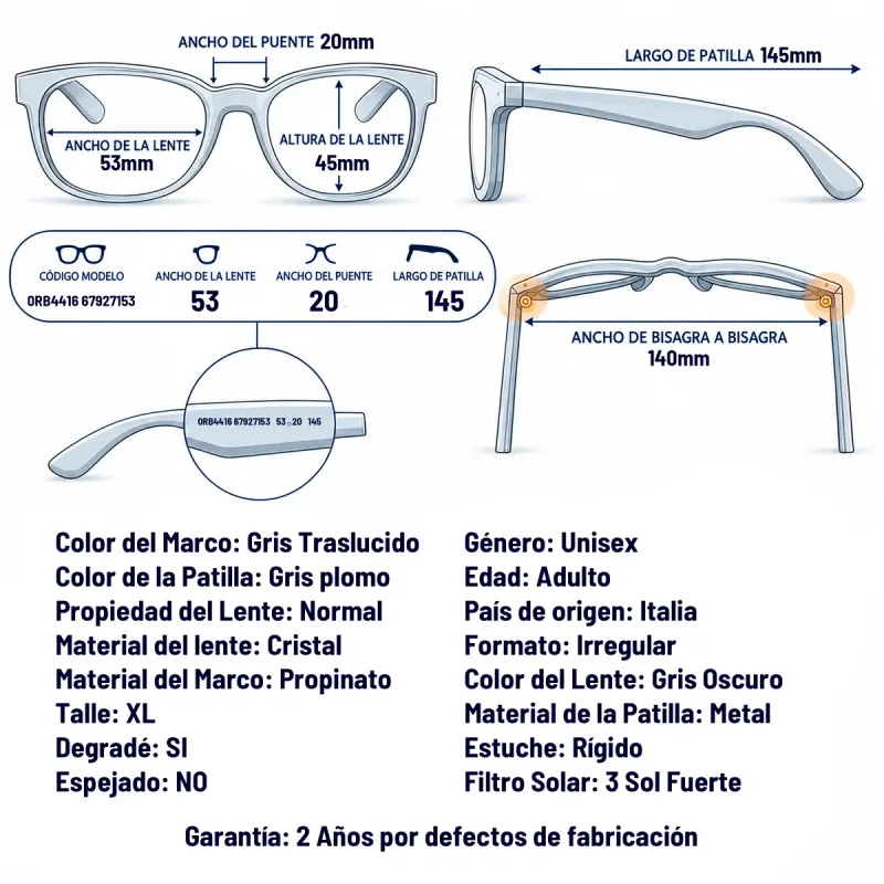 Ray-Ban RB4416 679271-53-XL