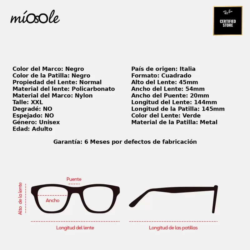 Ray-Ban RB4433M F60171-54-XXL