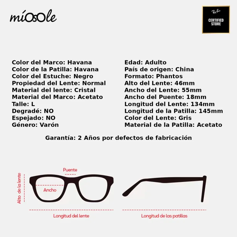 Ray-Ban Rb2185 1292B1-55-L
