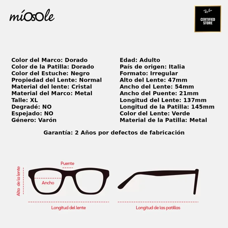 Ray-Ban Rb3548 919631-54-XL
