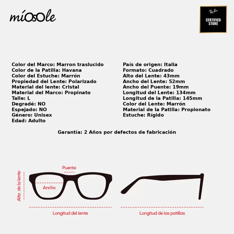 Ray-Ban RB0880S 664057-52-L