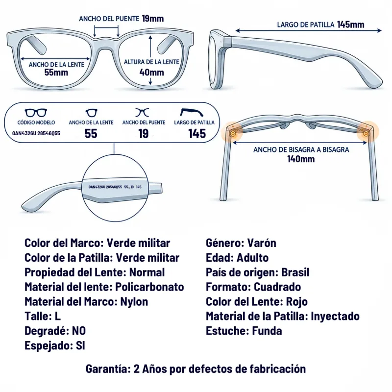 Arnette AN4326U 28546Q-55-L
