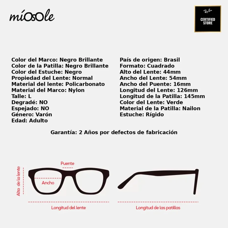 Ray-Ban Rb4165l 601/71-55-L