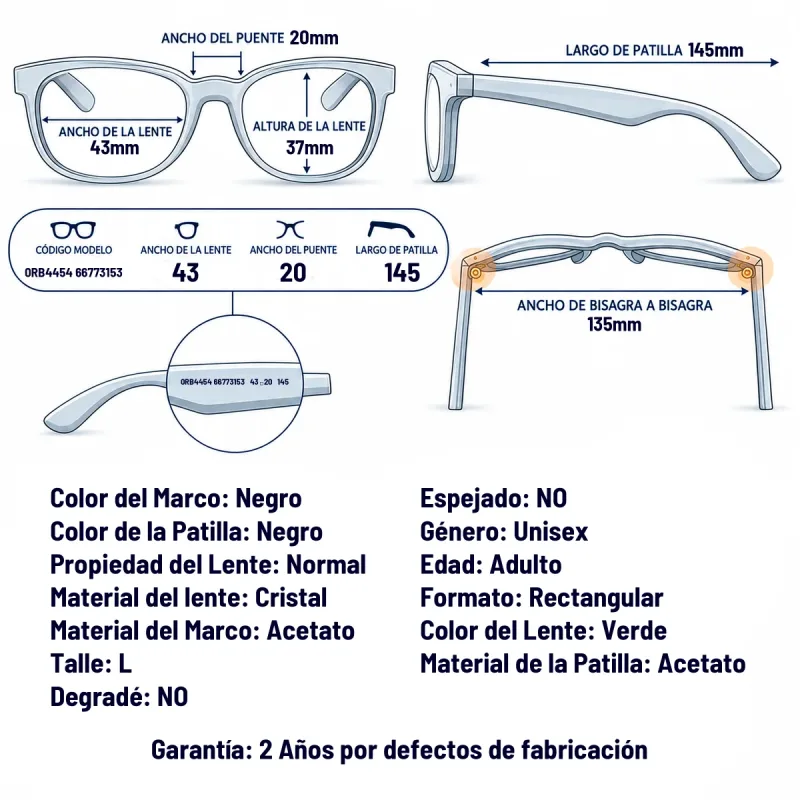 Ray-Ban RB4454 667731-53-L