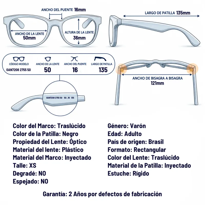 Arnette AN7208 2755-50-XS