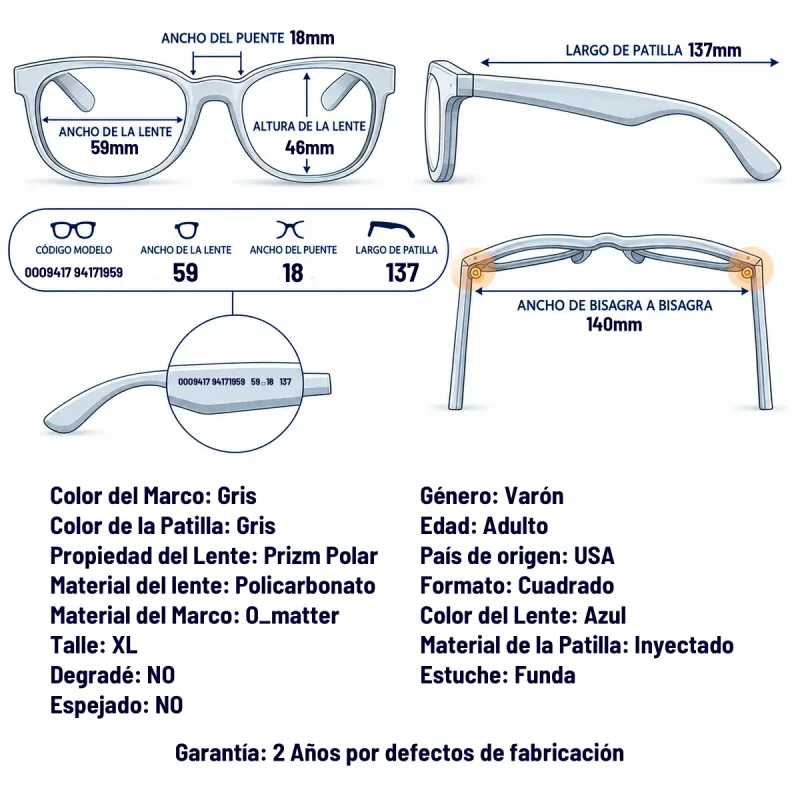 Oakley Oo9417 941719-59-XL