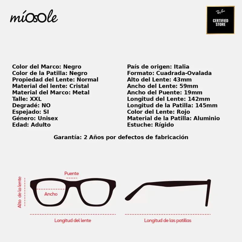Ray-Ban Rb8329m F1402K-59-XXL