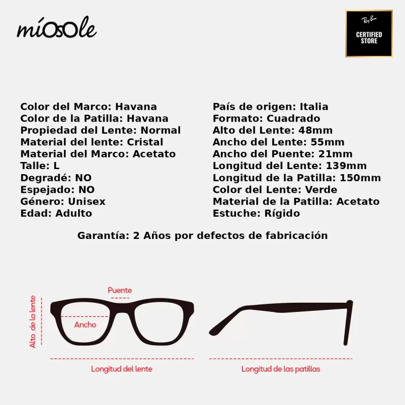 Ray-Ban RB3016 W0366-55-L