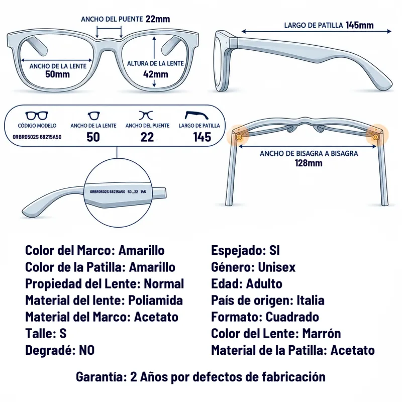 Ray-Ban RBR0502S 68215A-50-S