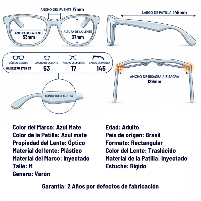 Arnette AN7257U 2759-53-M