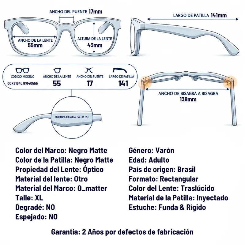Oakley OX8164L 816405-55-XL