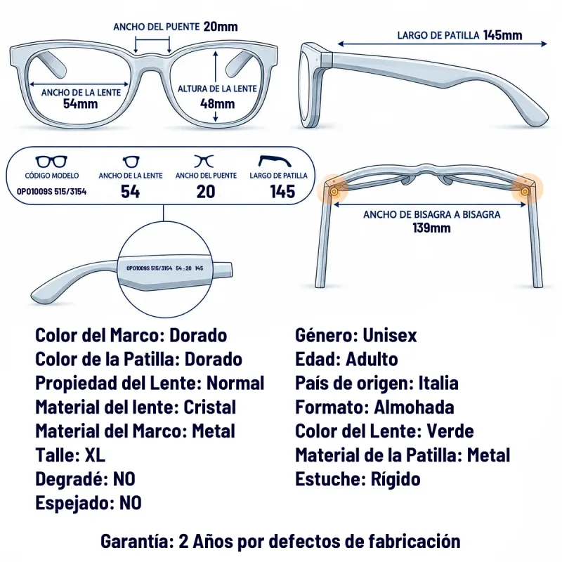 Persol Po1009s 515/31-54-XL