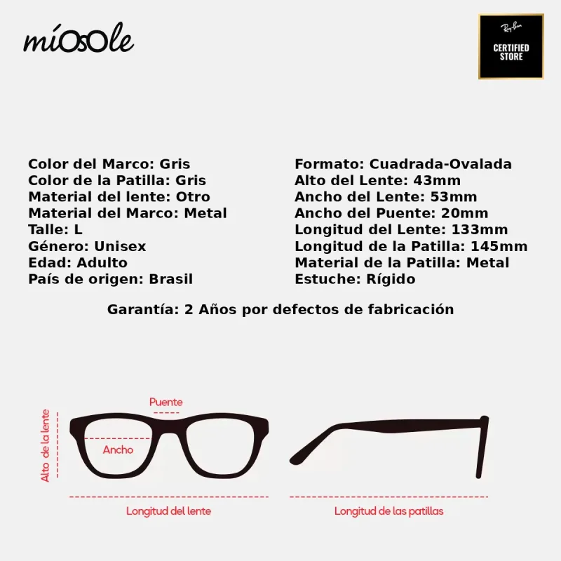 Ray-Ban RX6497L 2502-53-L