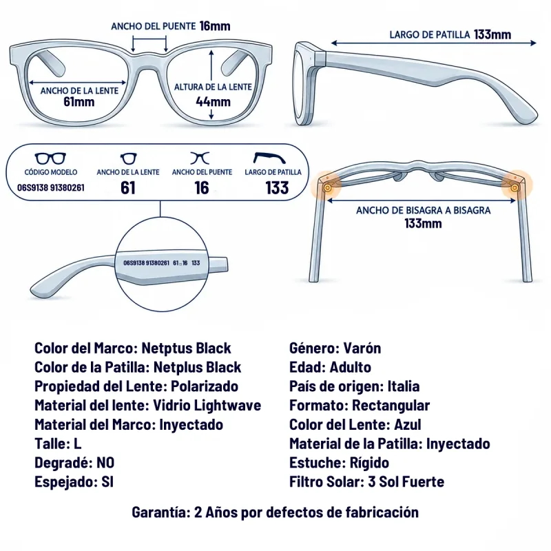 Costa Del Mar 6S9138 913802-61-L