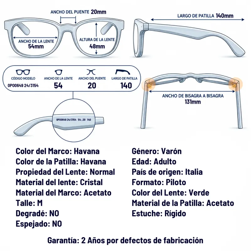 Persol PO0649 24/31-54-M