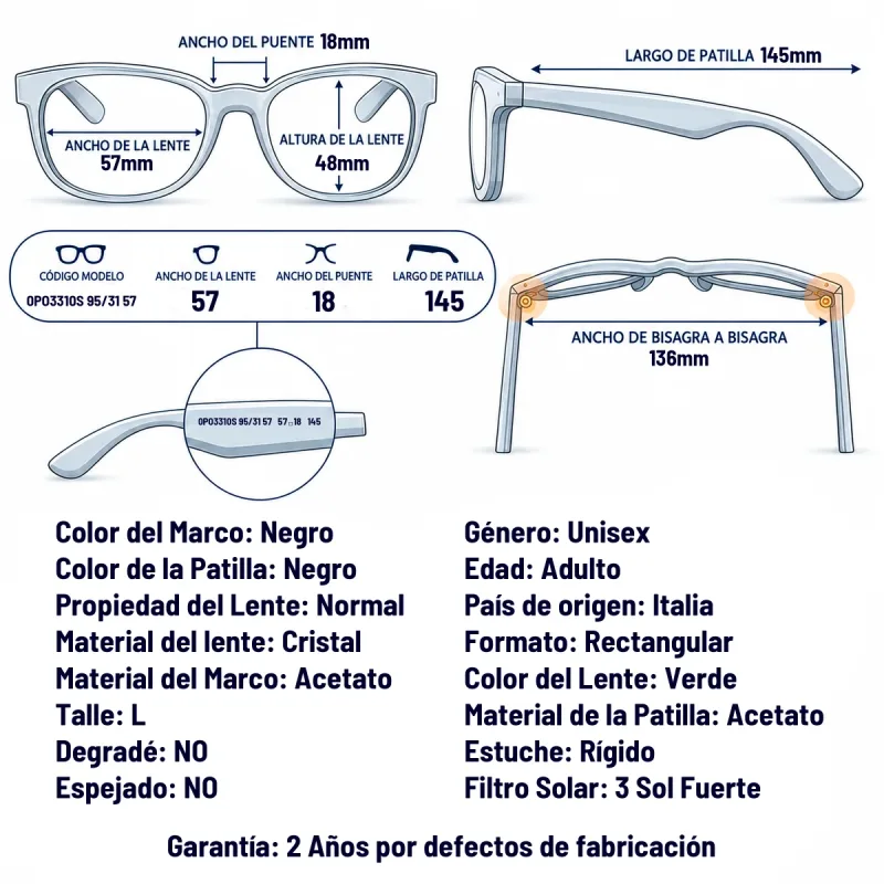 Persol PO3310S 95/31-57-L